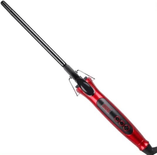 ENZO EN-2224 9mm Professional Curling Iron with Adjustable Temperature, Fast Heat-Up, and Dual Voltage - Ideal for All Hair Types - Intl Version - Image 5