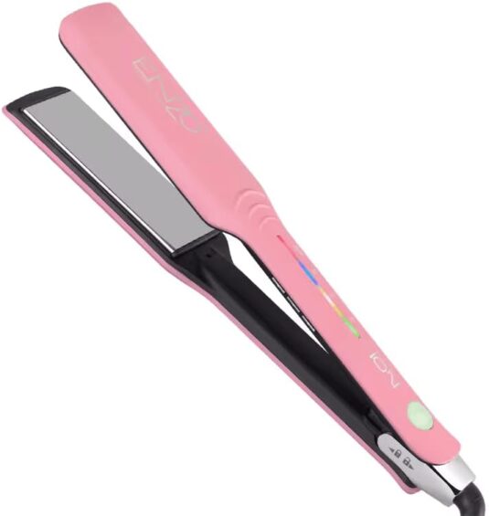 ENZO EN-3994 Professional Hair Straightener - Advanced Heat Settings, Nano Titanium Plates, and Ergonomic Design - Perfect for Smooth, Sleek, and Frizz-Free Hair -Intl Version (Blue) - Image 8